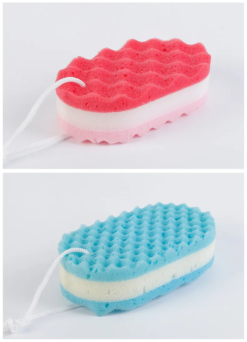 Three-Layer Seaweed Sponge Bath Sponge Adults Bath Ball