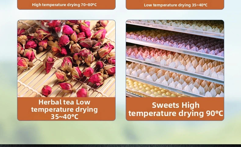 Smart Knob Food Dehydrator Multi-Function Pet Snacks &