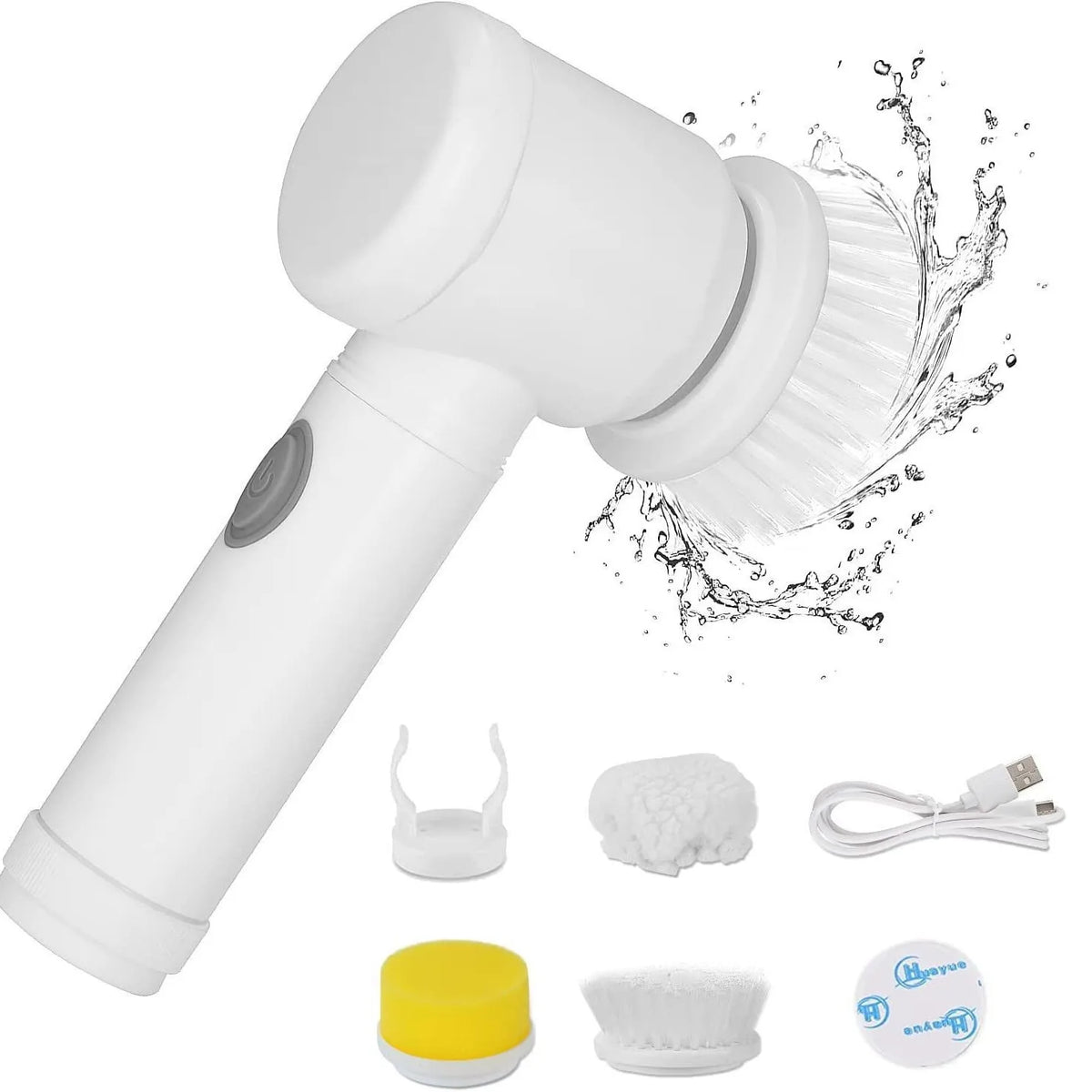Electric Scrubber Brush Multi Use Bathroom Toilet Corner