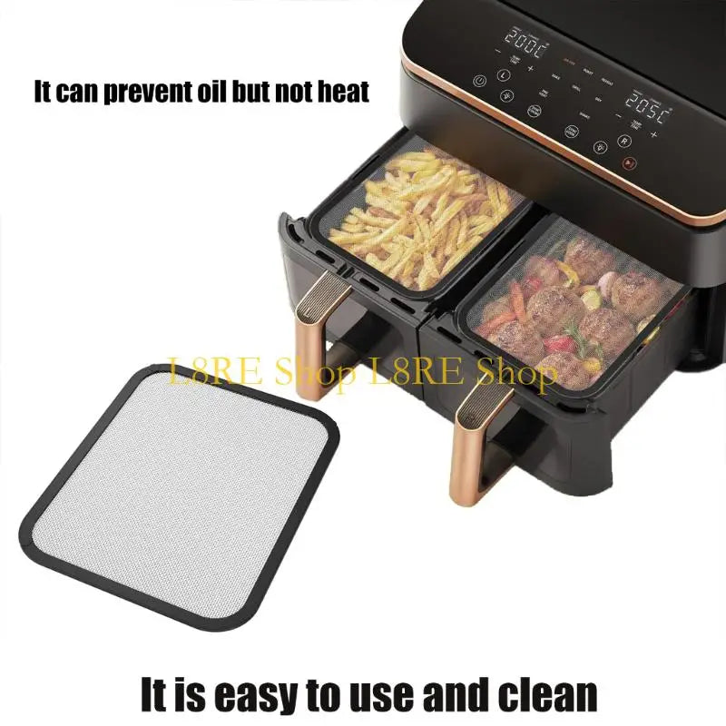 L8re 2pcs Air Frying Splatter Guard Air Frying
