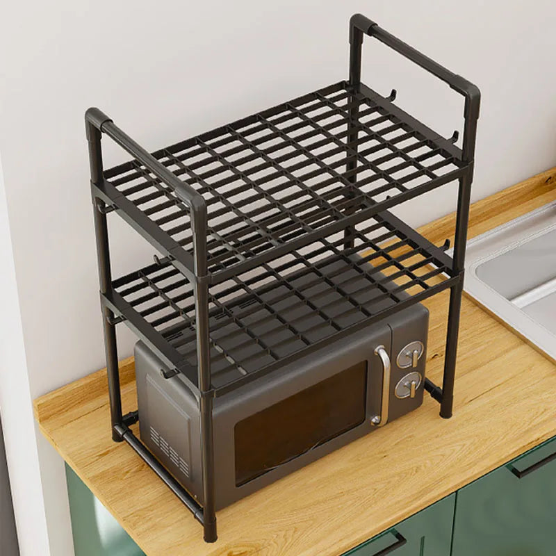 Multi-Purpose Storage Rack - Thickened Adjustable Shelf Microwave