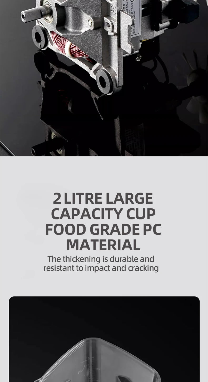 220v Heavy Duty Commercial Blender Juicer Fruit Mixer