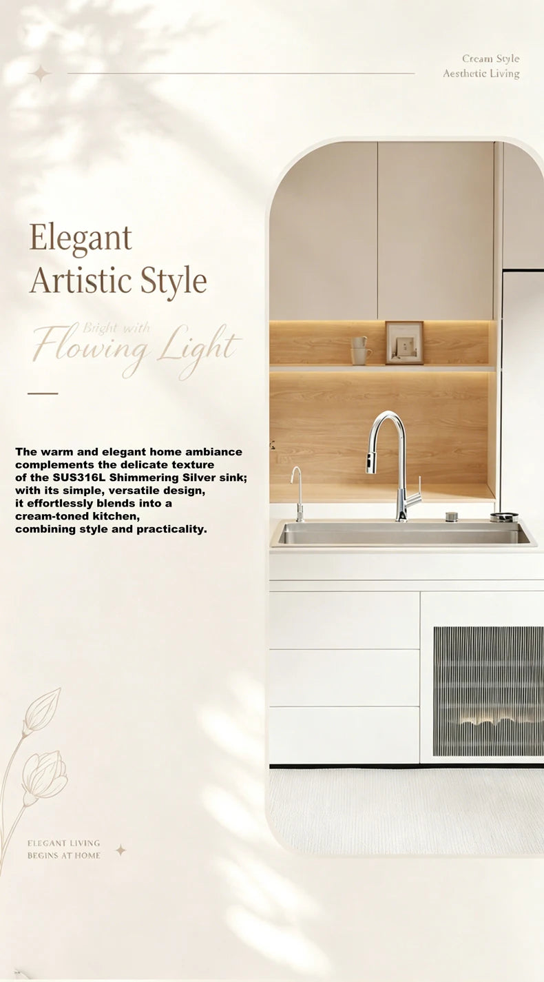 316l Stainless Steel Sink Undermount Sinks Antiscratch Rice