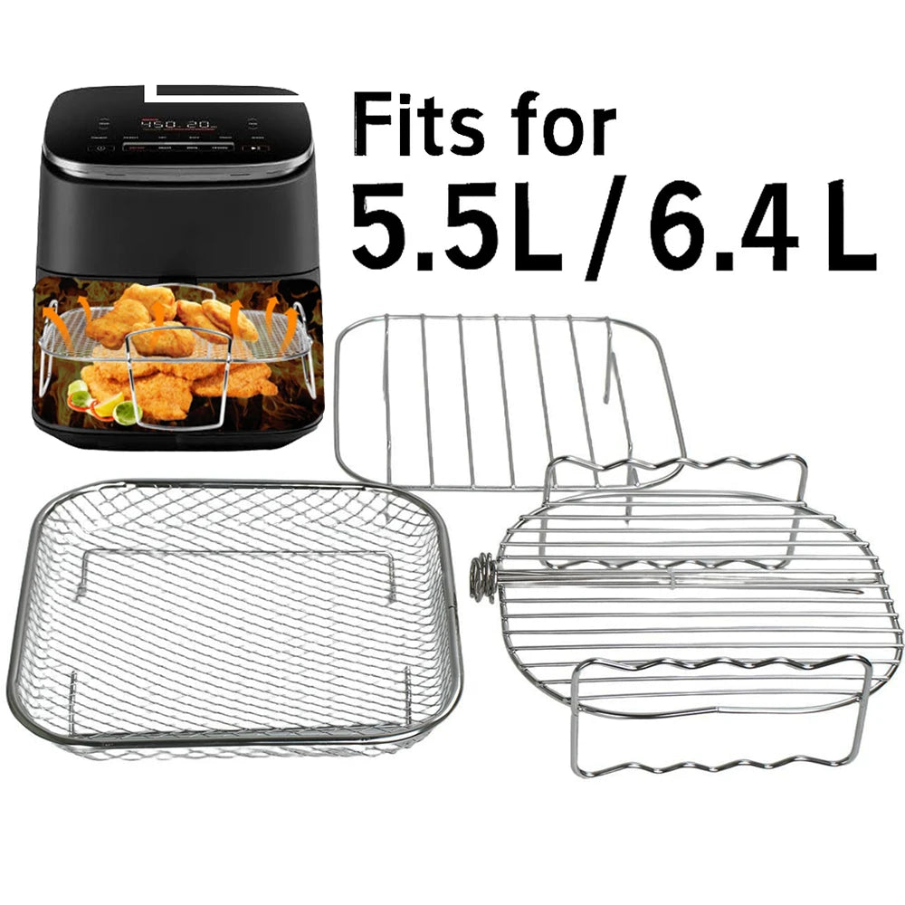 Air Fryer Baking Rack Cosori 4l Oven Grill