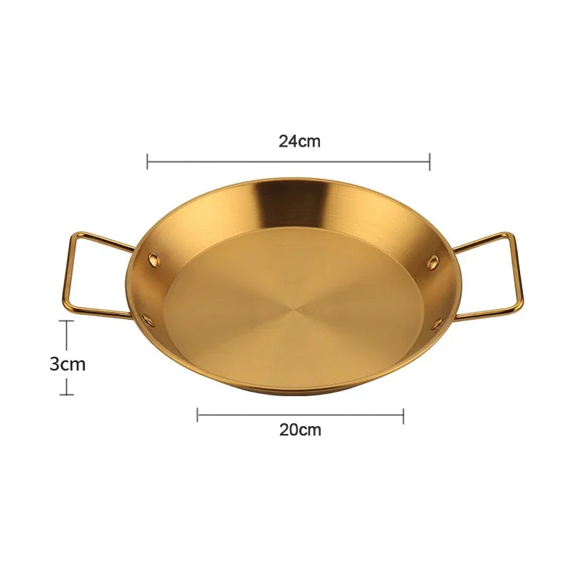 Paella Pan Smart Utensils Kitchenware Skillet Frying Stove