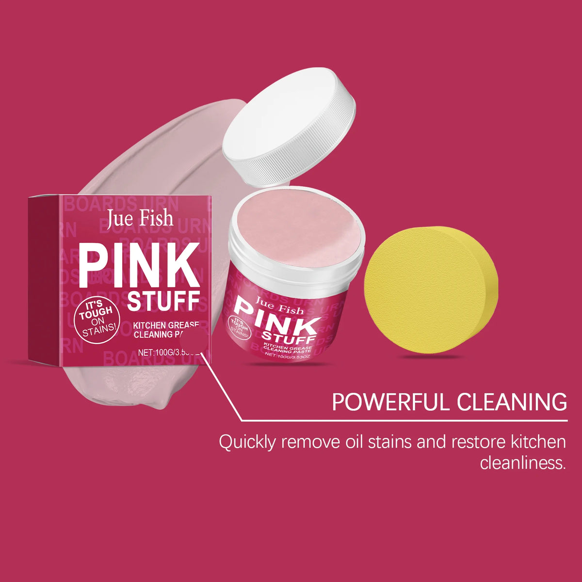 Heavy Duty Cleaner Paste Degreaser Grease Stain Remover