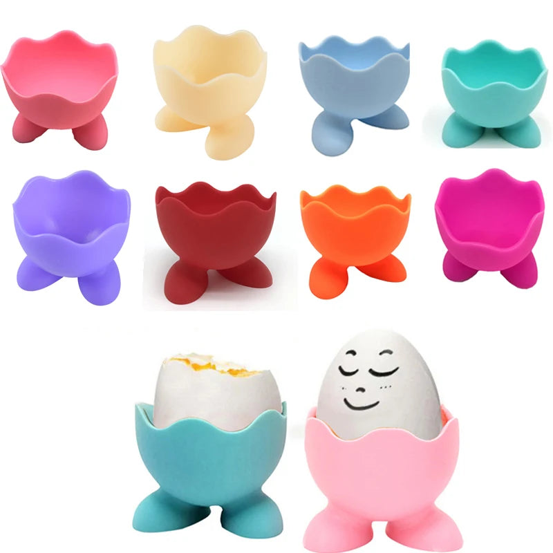 Breakfast Cooking Silicone Eggcup Egg Holder Boiler Egg