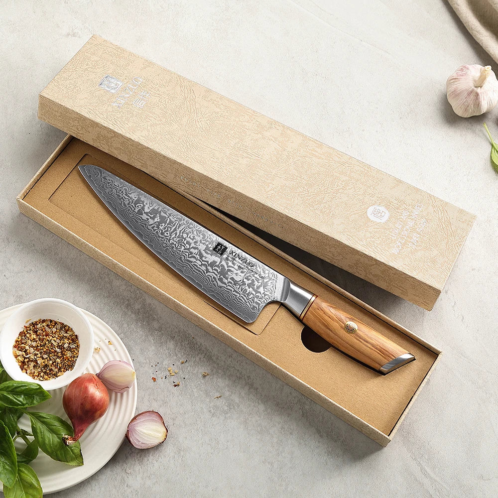 Xinzuo Chef Knife 73 Layers Damascus Steel Knives