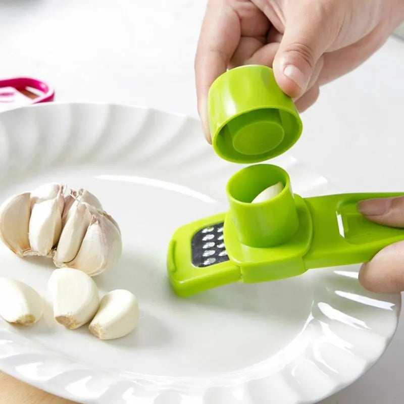 Garlic Masher Mini Garlic Ginger Peeler Grinder Food