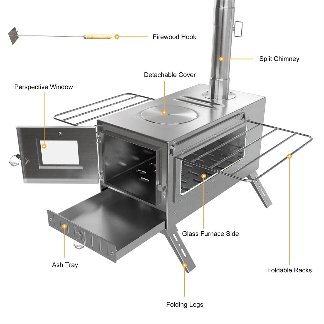 Tent Stove Unho Wood Burning Stove Wood Stove