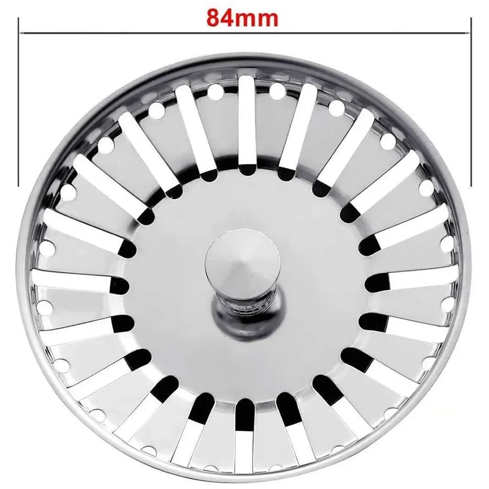 Sink Drain Strainer Stainless Steel Sink Strainer Plug
