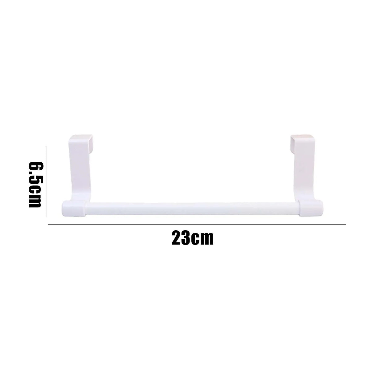 Stainless Steel Wall-Mounted Towel Rack Space-Saving Door Cabinet