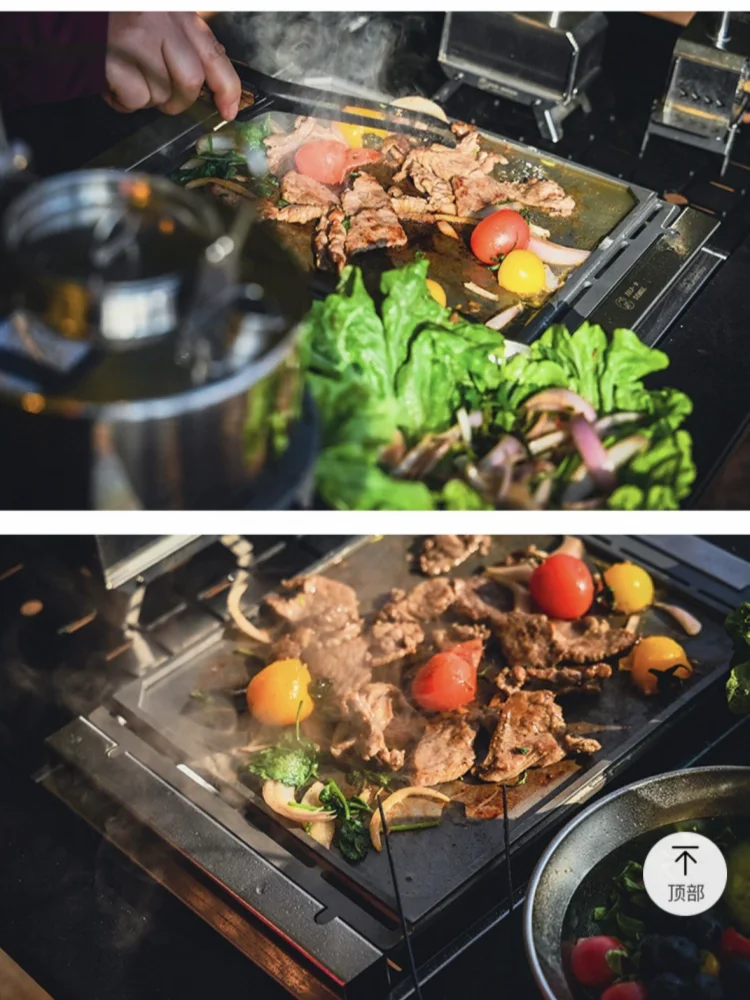 Outdoor Camping Baking Tray Barbecue Grill Tray Gs450