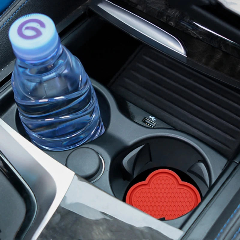 2pcs Car Water Cup Pad Holders Non-Slip Silicone
