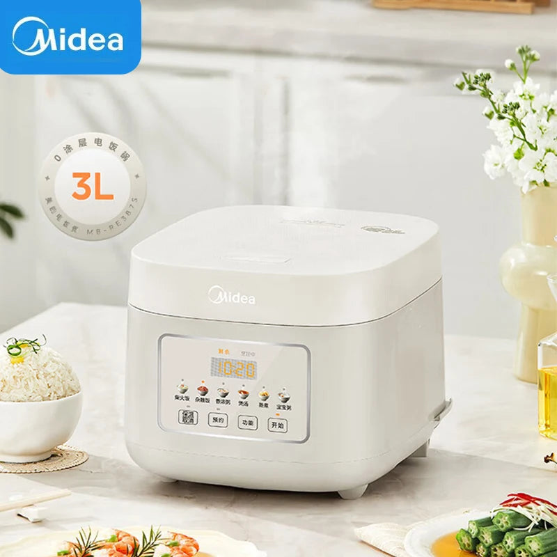 Midea Healthy Rice Cooker 3l No Coating Stainless