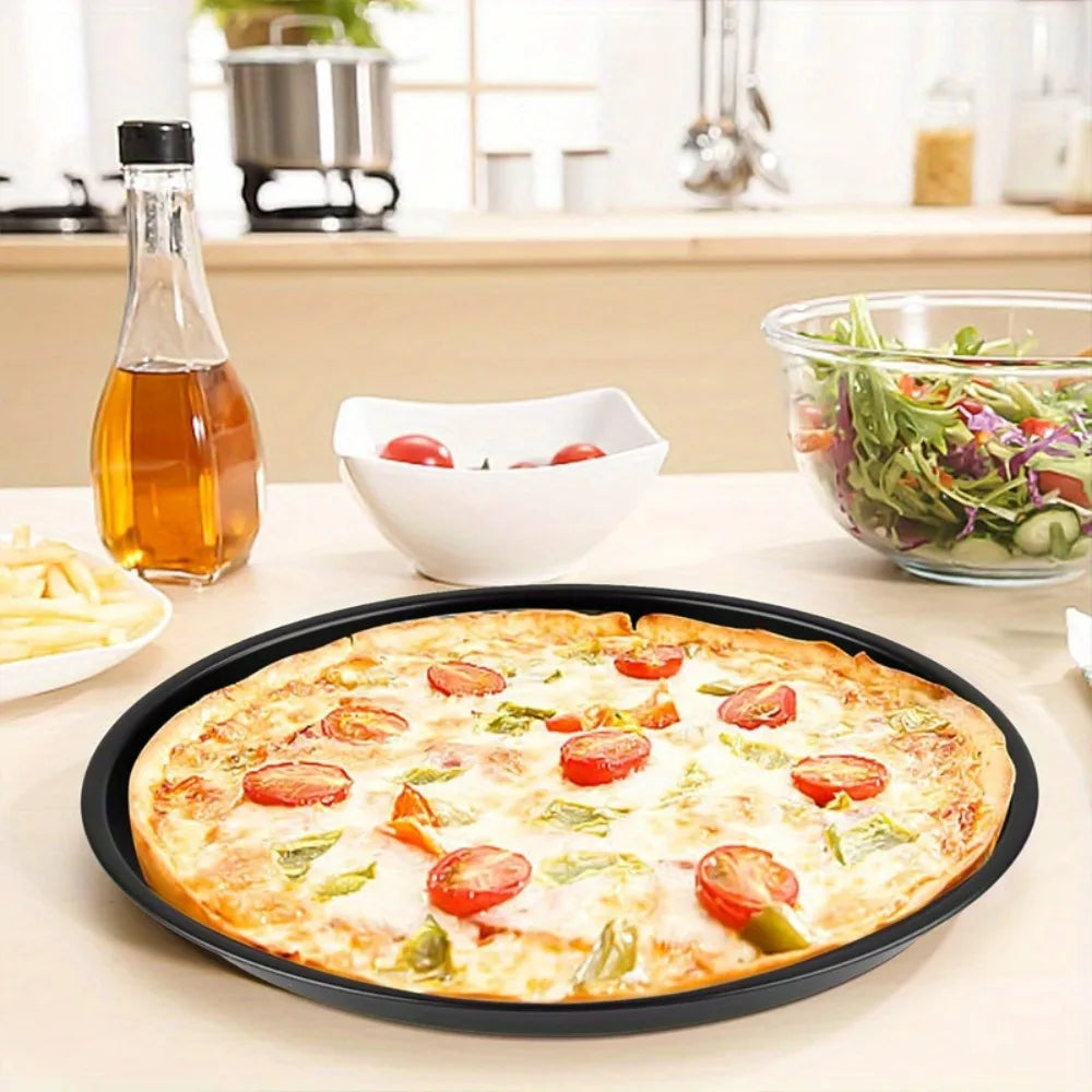 Nonstick Pizza Pan Carbon Steel Round Baking Tray