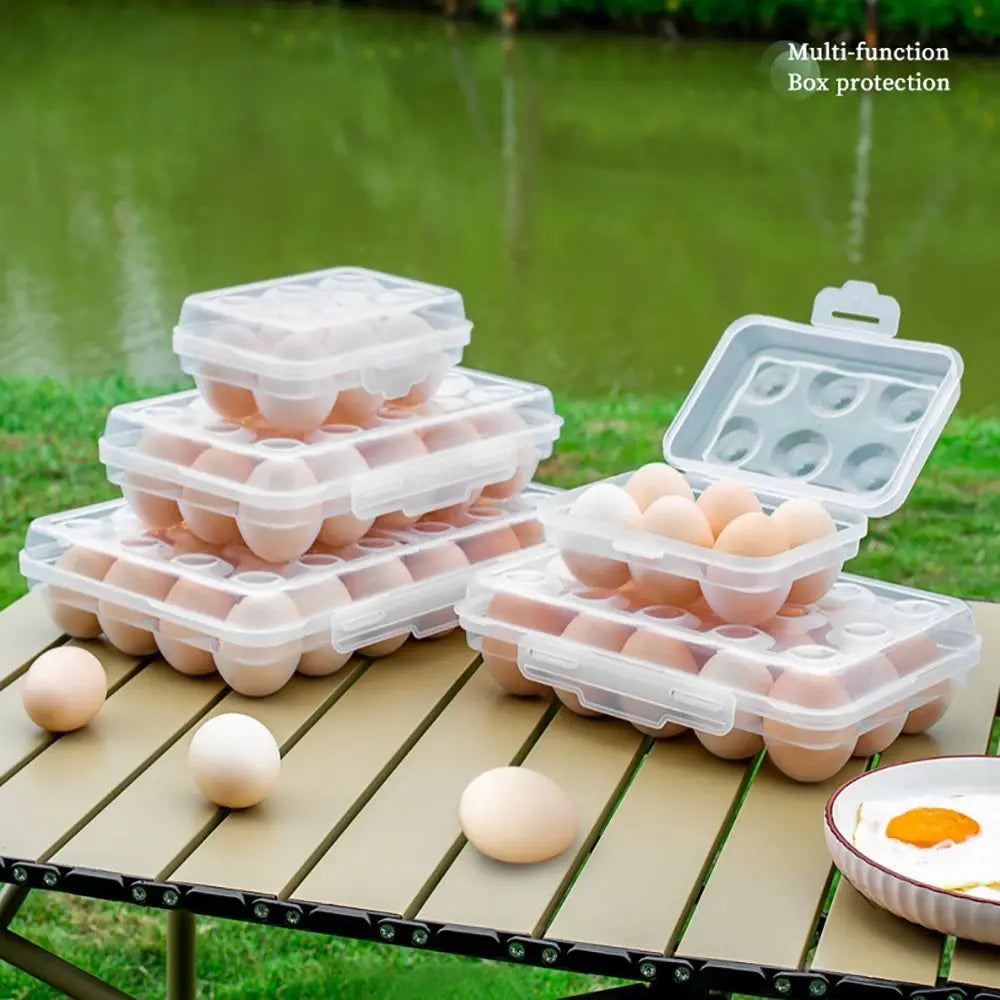 Egg Holder Plastic Egg Storage Box Egg Organizer