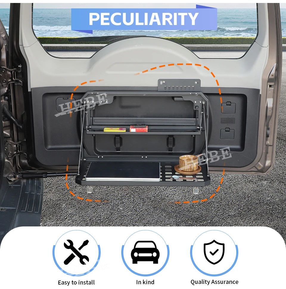 Hebe Double Layer Tailgate Shelf Trunk Storage Rack