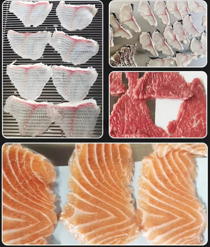 Salmon Fish Meat Slicing Slicer Squid Octopus Beef