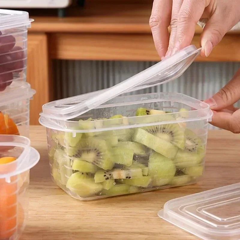 1/3/5pcs Refrigerator Storage Box Fridge Organizer Fresh