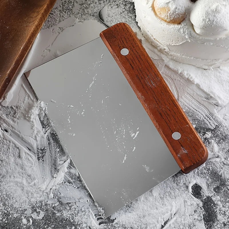 1pc Stainless Steel Scraper Vegetable Chopper Dough Cutter