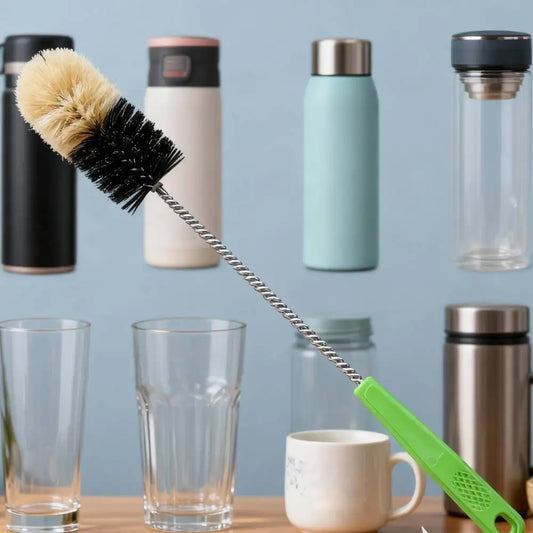 16in Long Handle Water Bottle Brush Flexible Bendable