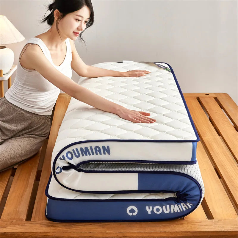 Latex Memory Foam Mattress Soft Pad Bed Bedroom