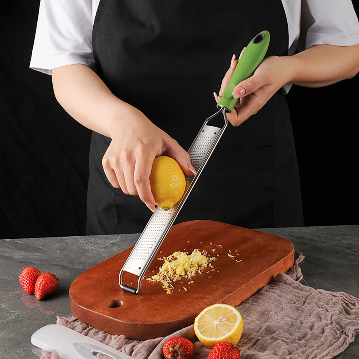 1pc Stainless Steel Cheese Grater Multi-Functional Lemon
