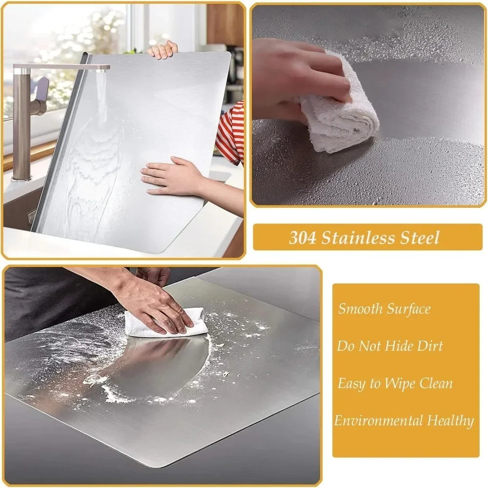 Food Grade Stainless Steel Chopping Board 304 Cutting