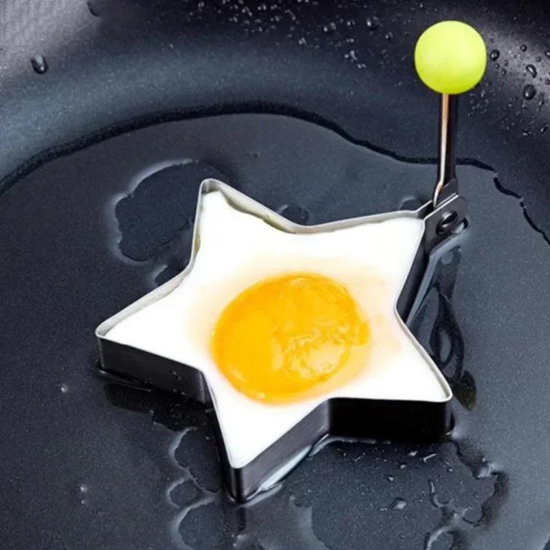 1-5pcs Stainless Steel Fried Egg Shaper Pancake Ring