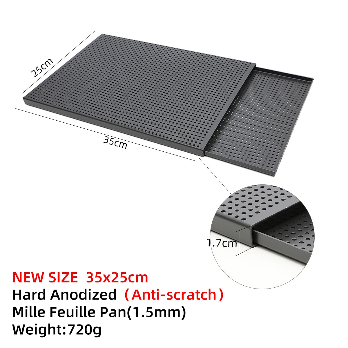 Puff Pastry Baking Tray Mille Feuille Rectangular Pastry