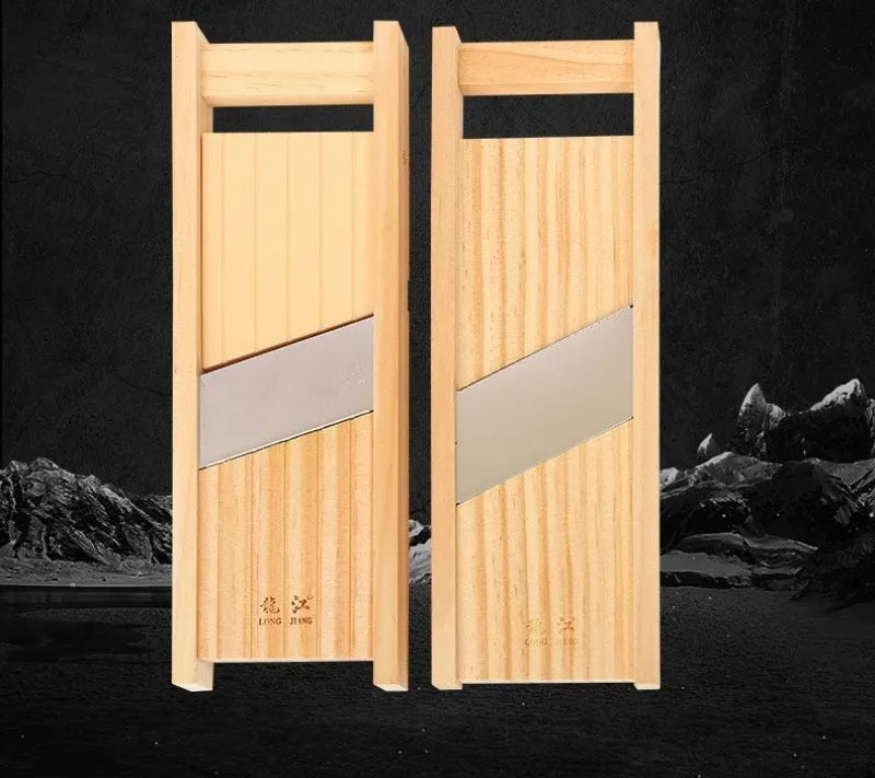 Wooden Slicer Adjustable Stainless Steel Blade Universal Slicer