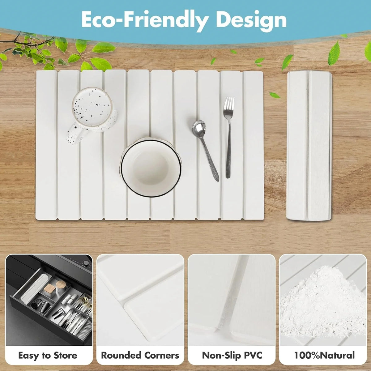 Large Fast Absorbent Stone Quick Drying Mat Counter