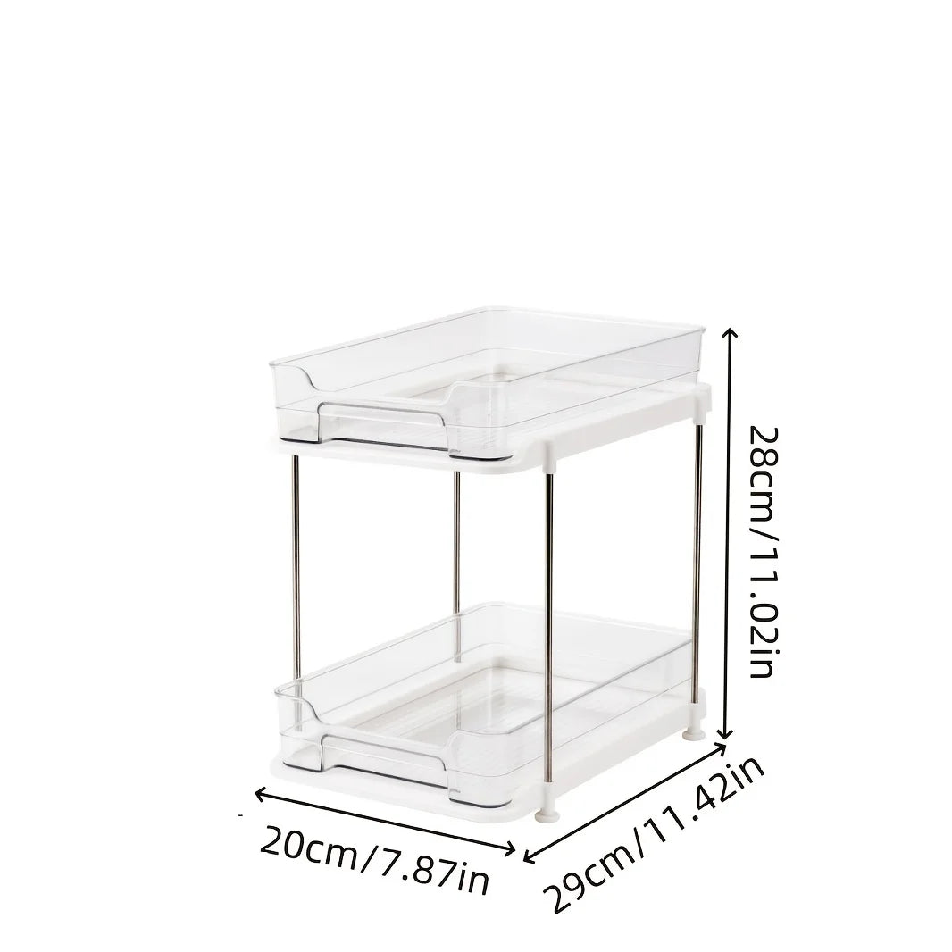 Tier Under Sink Organizer Sliding Cabinet Basket Organizer
