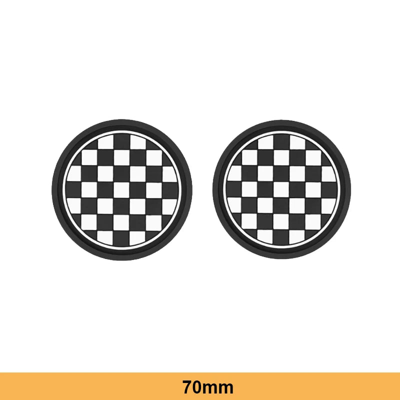 3pcs Non-Slip Car Water Cup Pad Silicone Mat