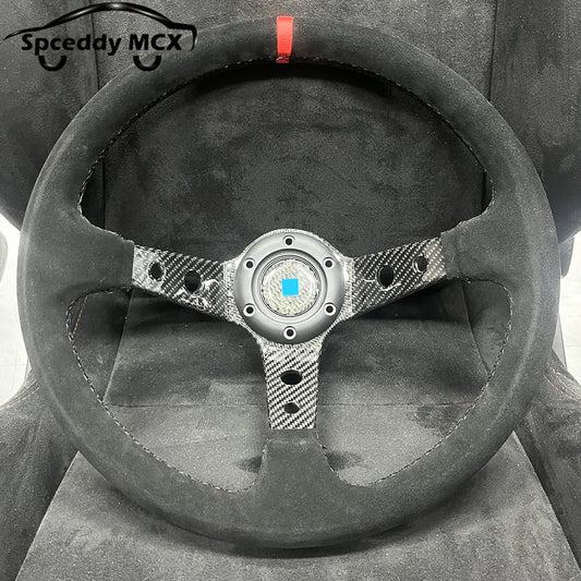 Drift Racing Steering Wheel 14inch 350mm Carbon Fiber