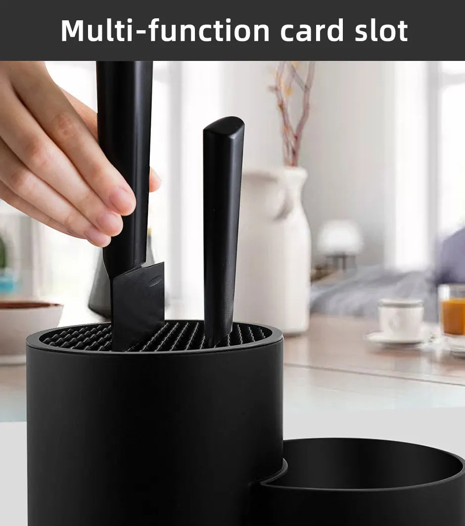 Knife Holder Multi-Function Utensil Stand Knife Block Pp