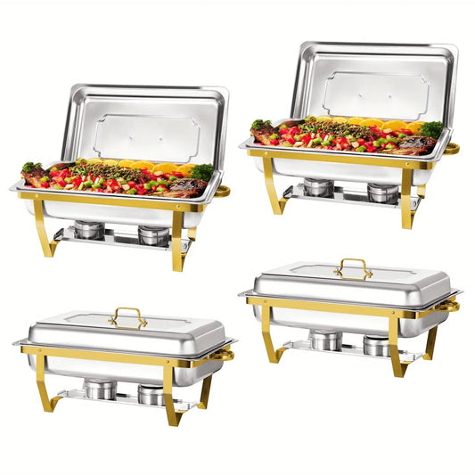 Pack 8qt Chafing Dish Buffet Stainless Steel Food