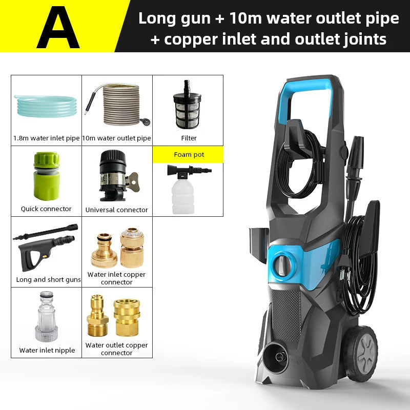 High-Pressure Car Washer Automatic Washer Powerful Water Pump