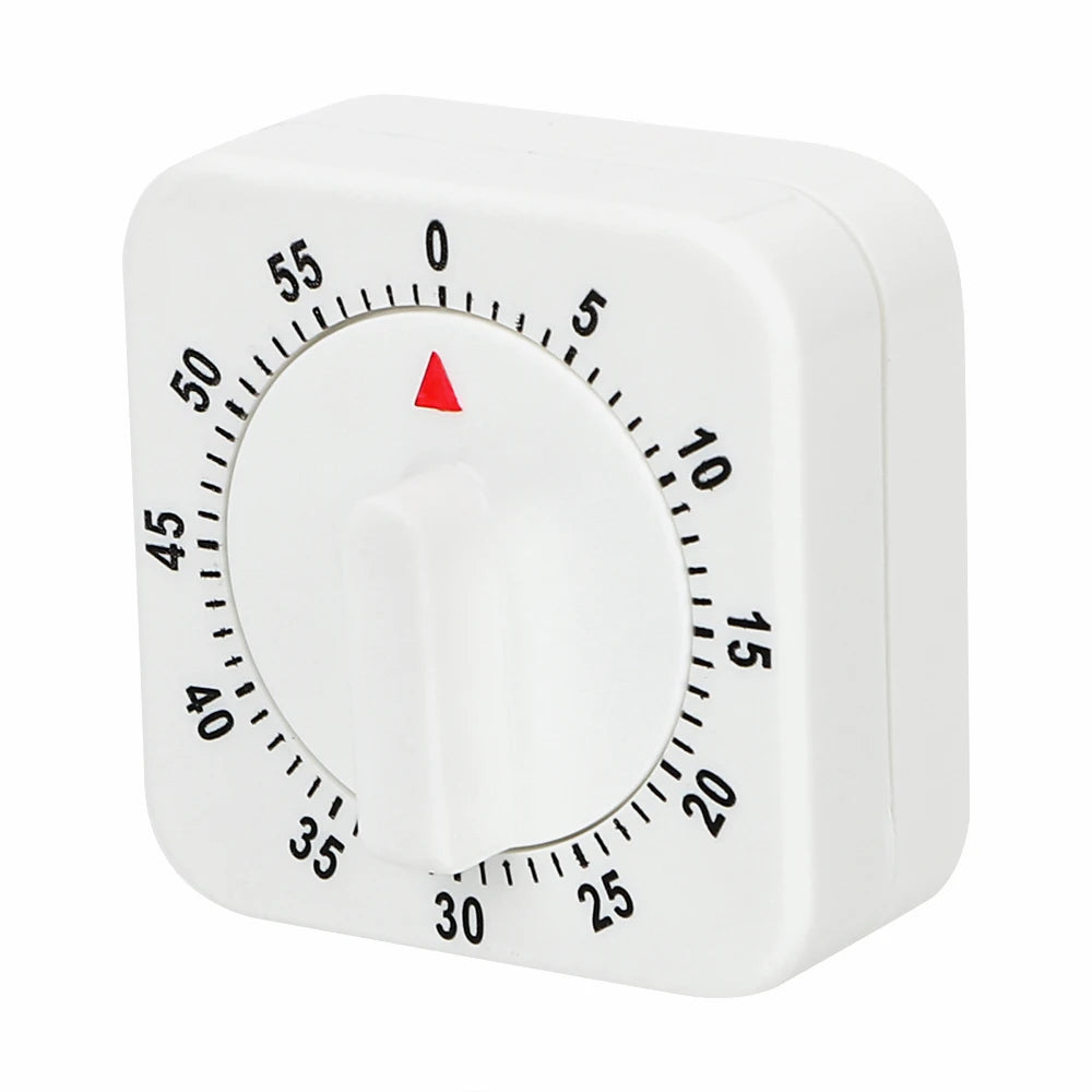 Hilife Practical 60 Minutes Timer Cooking White Square