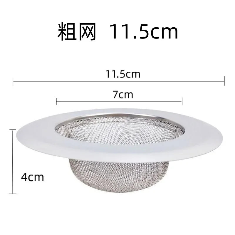 Sink Strainer Stainless Steel Drain Hole Filter Trap
