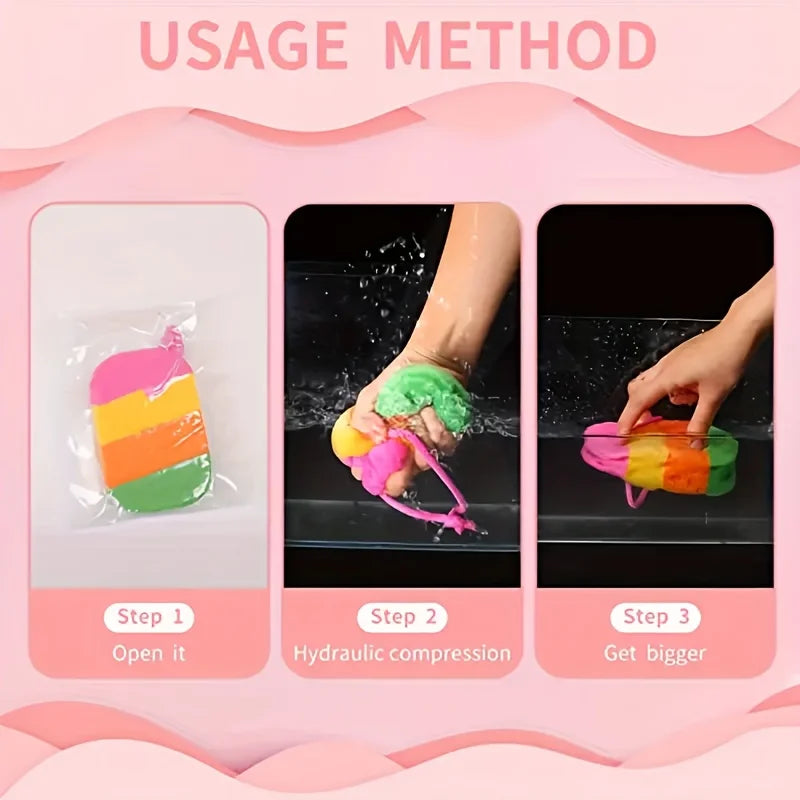 Exfoliating Bath Sponge Body Sponges Shower Loofah Soft