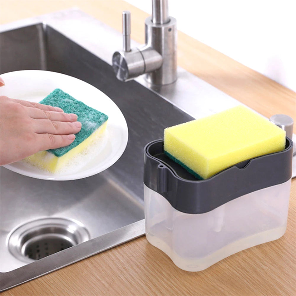 Washing Detergent Press Cleaning Pot Brush Style Automatic