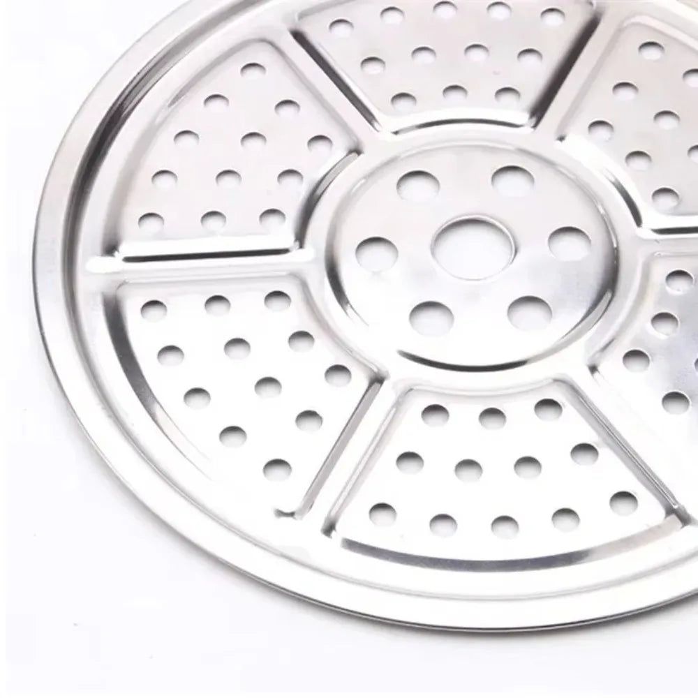 Durable Stainless Steel Steamer 16-34cm Compartment Steamed Rice