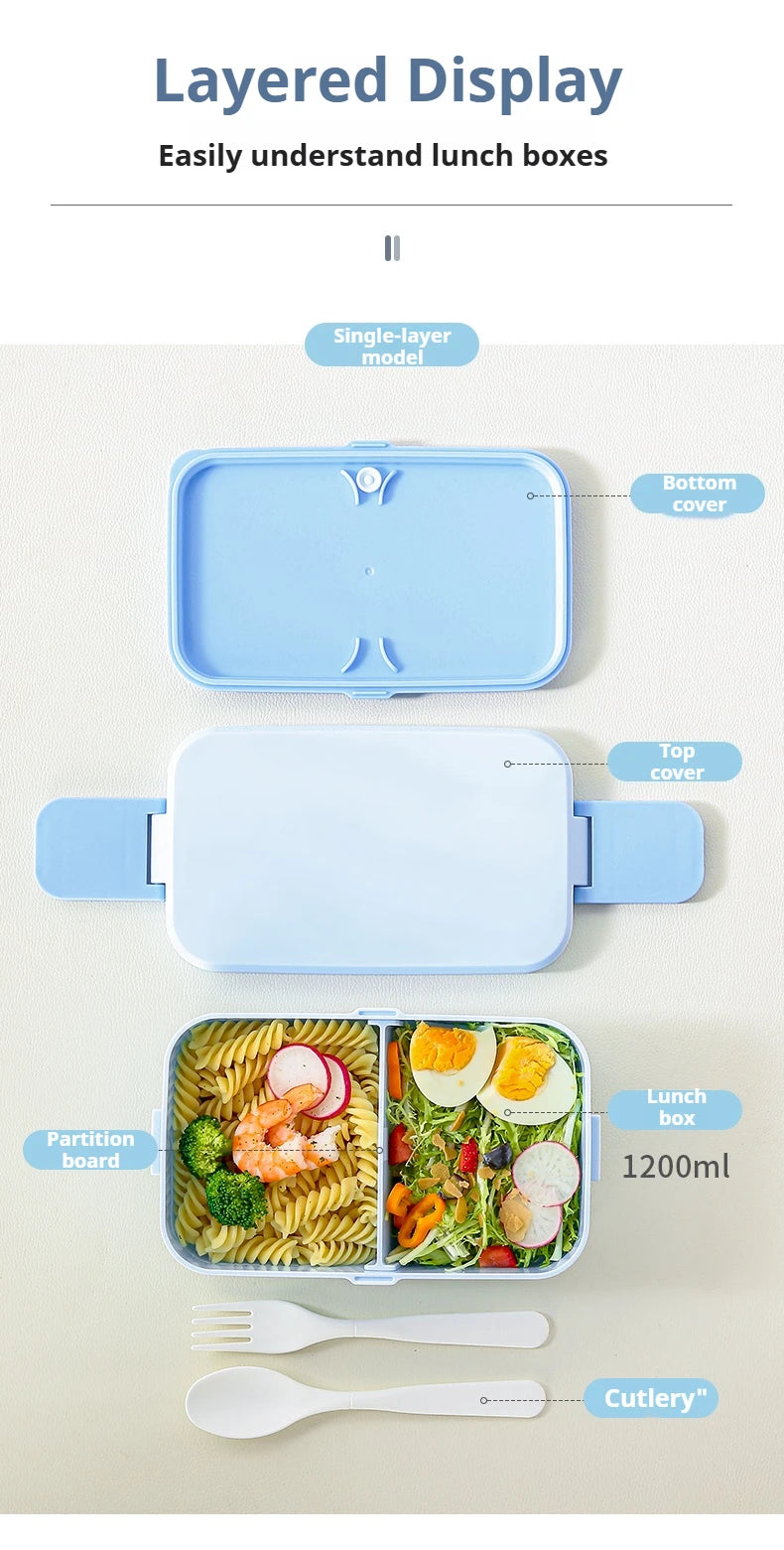 Magic Bento Box Double Layer Lunch Box Meal