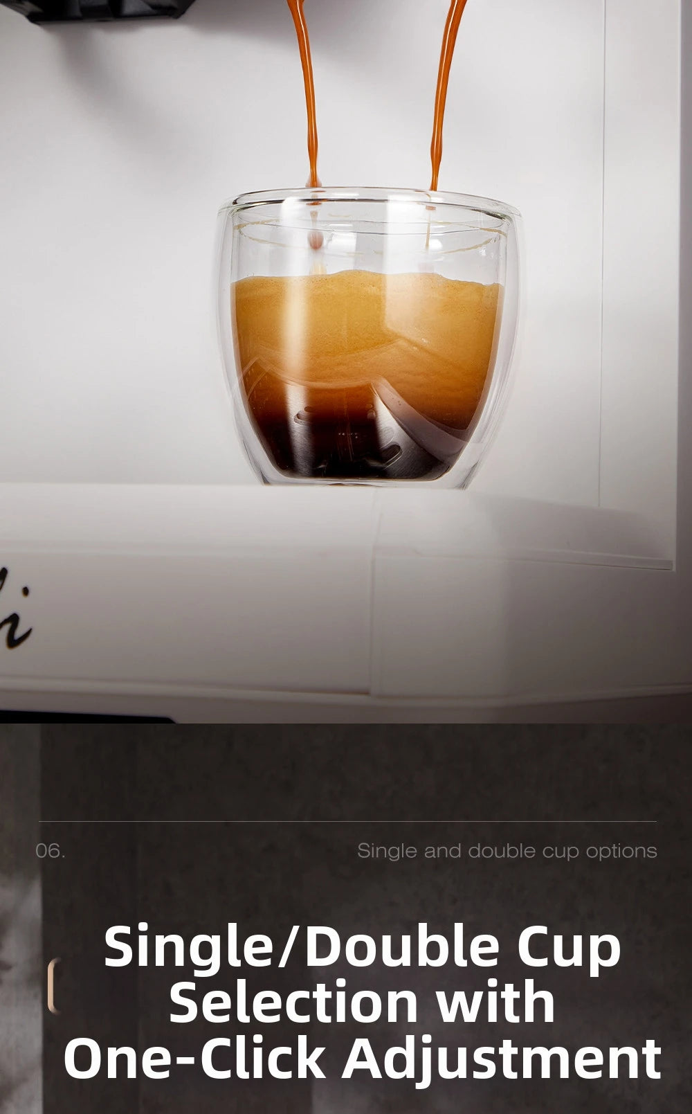 2-In-1 Cold & Coffee Maker Built-In Grinder &