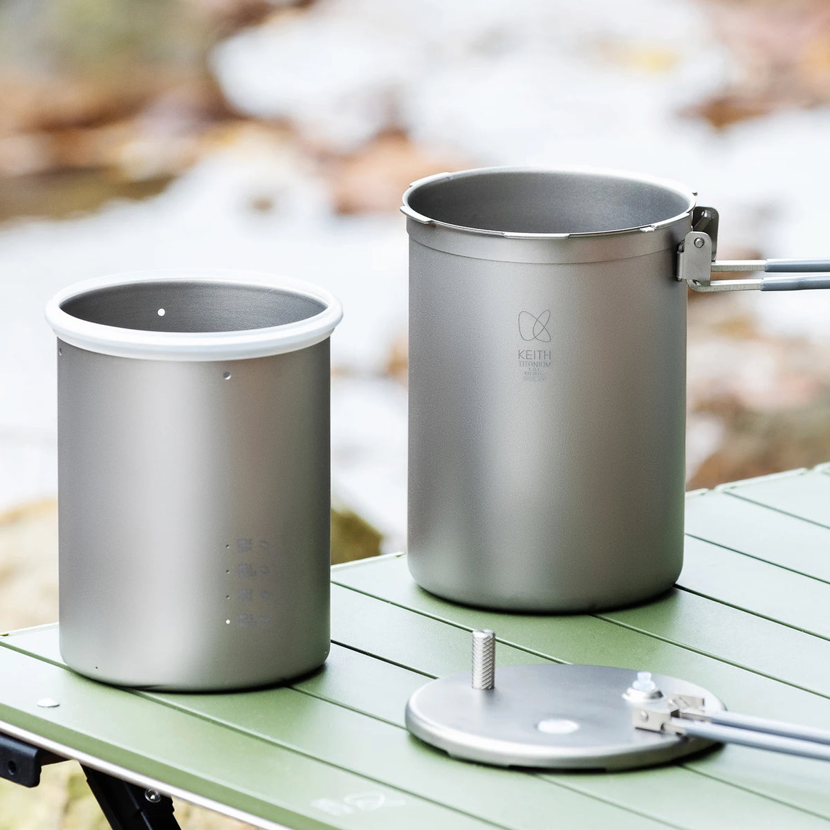 Keith Outdoor Titanium Plateau Pressure Cooker 8l Picnic