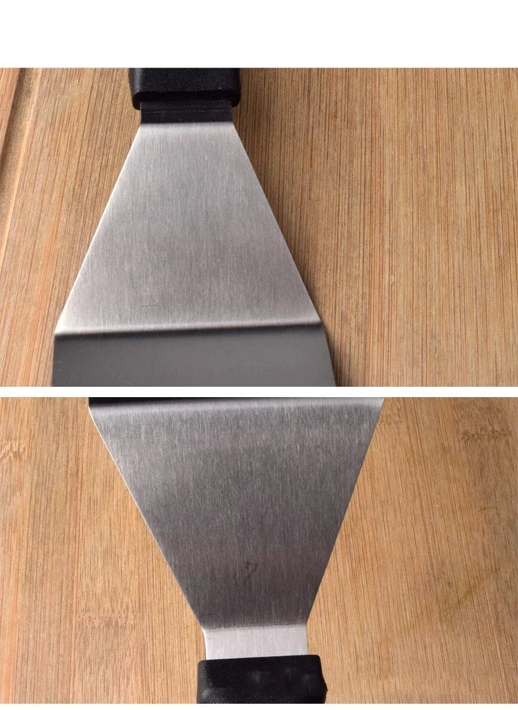Stainless Steel Scraper Cooking Spatula Barbecue Spatula Plate