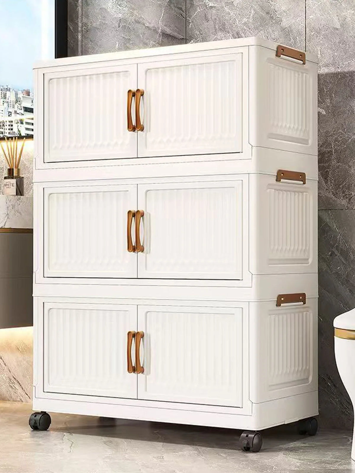 Storage Box Foldableing Cabinet Storage Cabinet Clothes Toys