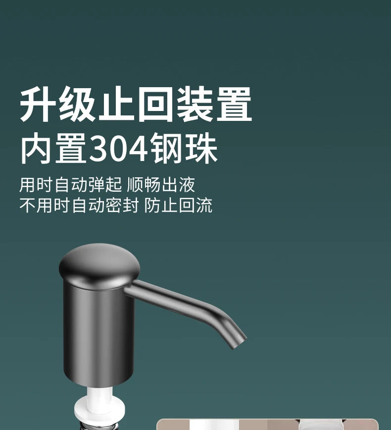 Counrtertop Dishes Dispenser Extention Tube Hand Press Soap